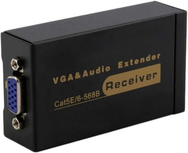 Imagem de Extensor Vga 100Mm Via Cabo Cat5E Cat6 Ativo 1900X1440