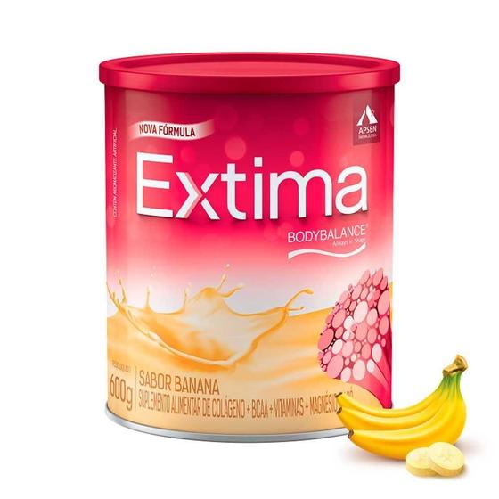 Imagem de Extima suplemento alimentar com 600g sabor banana