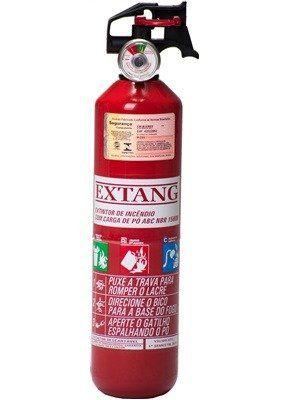 Imagem de Extintor Incendio Carro Extang ABC 1kg P1 3'' UNIVERSAL - Validade 5 anos - Casa dos Fogões