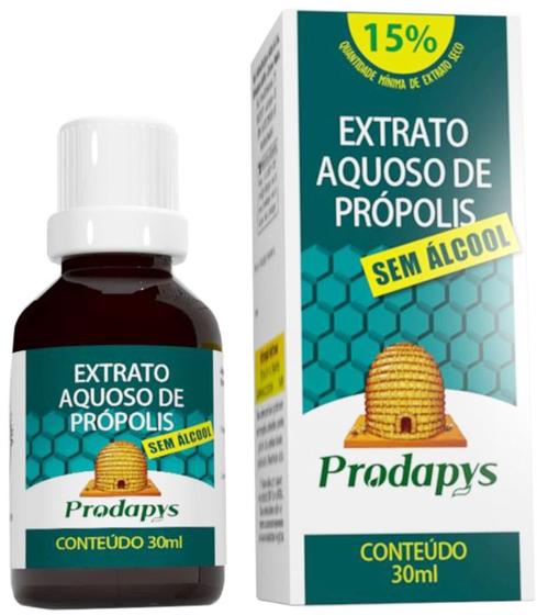 Imagem de Extrato Aquoso de Própolis 30 ml Sem Álcool 15% Prodapys