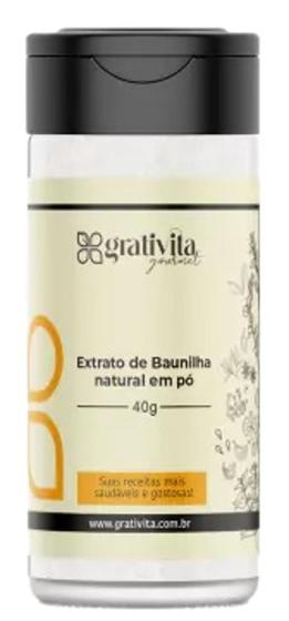 Imagem de Extrato De Baunilha Em Pó Natural Grativita 40G