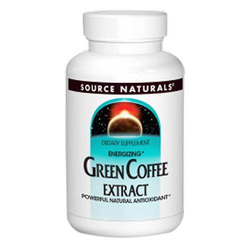 Imagem de Extrato de café verde energizante 60 comprimidos da Source Naturals (pacote com 4)