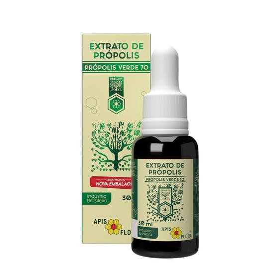 Extrato De Própolis Verde 70 Apis Flora 30 ML Menor preço em Extrato De Própolis Verde 70 Apis Flora 30 ML