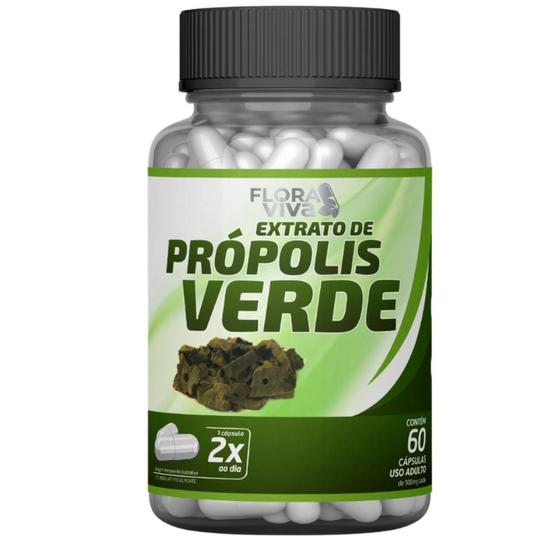 Imagem de Extrato de própolis verde caps 500mg 60 cápsulas