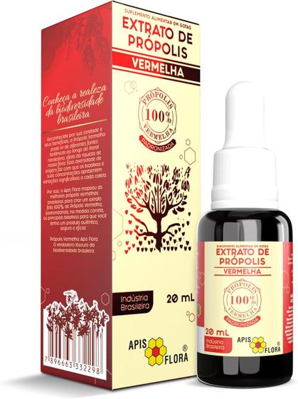 Imagem de Extrato de Própolis Vermelha 20ml Apis Flora