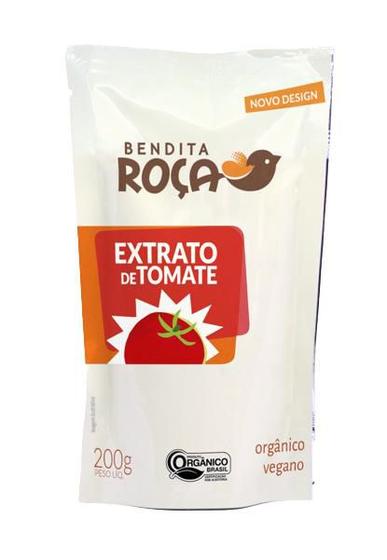 Imagem de Extrato de Tomate Orgânico Sachê Bendita Roça 200g