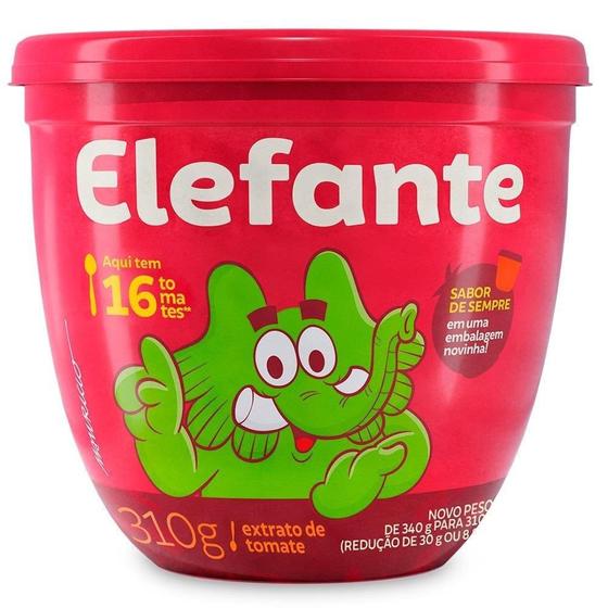 Extrato Elefante 310g Embalagem com 24 unidades Menor preço em Extrato Elefante 310g Embalagem com 24 unidades