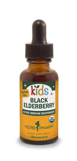 Imagem de Extrato líquido Herb Pharm Kids Black Elderberry 30mL