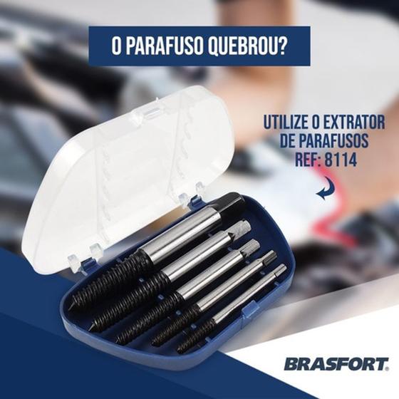 Imagem de Extrator De Parafuso 5 Peças Brasfort