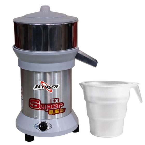 Extrator De Sucos Skymsen EX Super 0.5Cv 1750 Rpm Inox Bivolt Menor preço em Extrator De Sucos Skymsen EX Super 0.5Cv 1750 Rpm Inox Bivolt