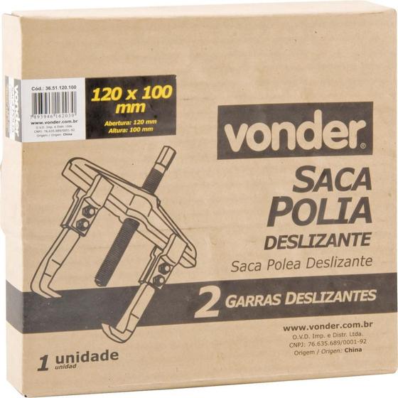 Imagem de Extrator Saca Polia 2 Garras 120mm Deslizante Externo E Inte