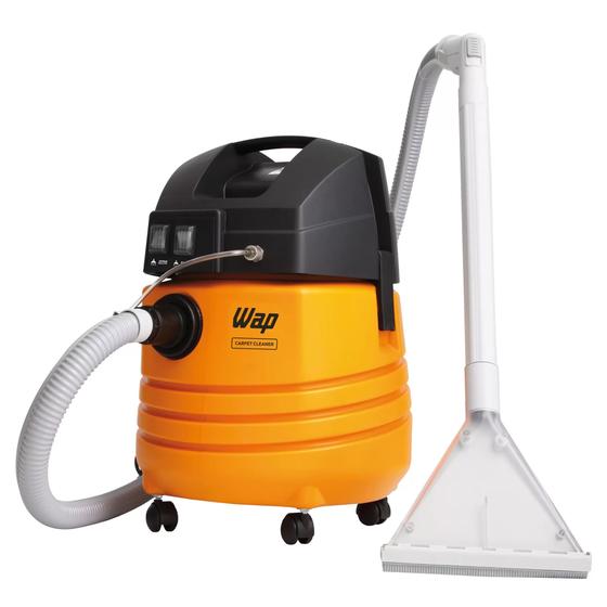 Imagem de Extratora de Limpeza WAP Carpet Cleaner 1600W Uso Profissional Bocal de Sopro, Borrifa e Aspira 127V Amarelo/Preto