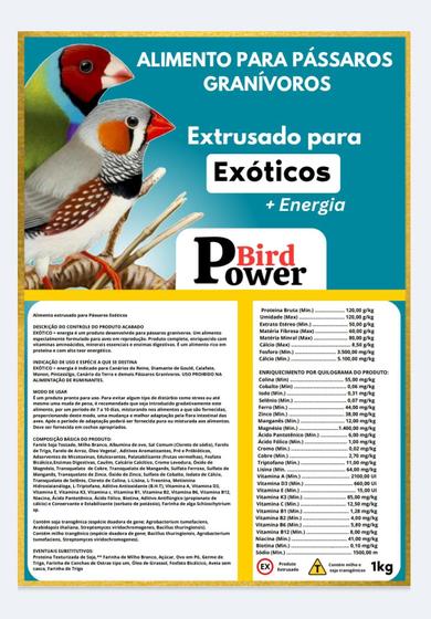 Imagem de Extrusada Power Bird Exoticos 1Kg 