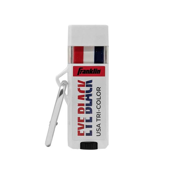 Imagem de Eye Black Franklin Sports para Beisebol e Softbol - Vermelho, Branco e Azul