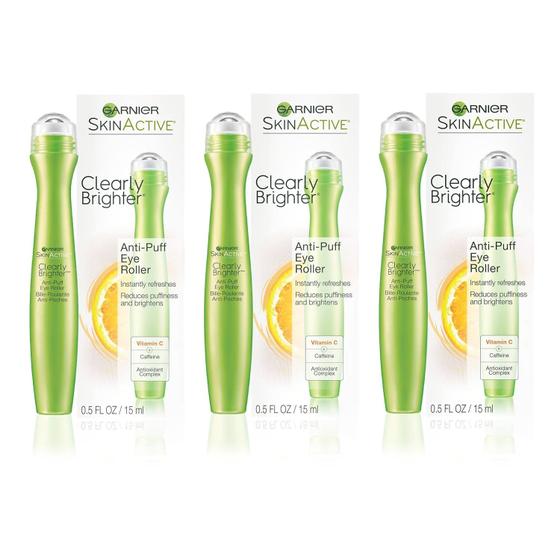 Imagem de Eye Roller Garnier Clearly Brighter Anti-Puff 15 mL (x3)