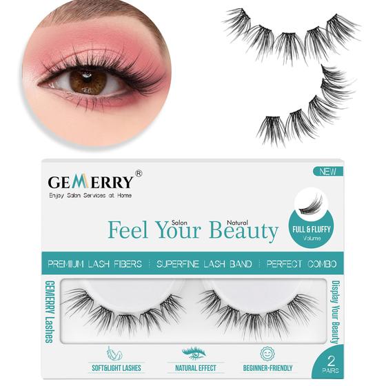 Imagem de Eyelash Clusters GEMERRY Lash Clusters Salon Quality, 2 pares