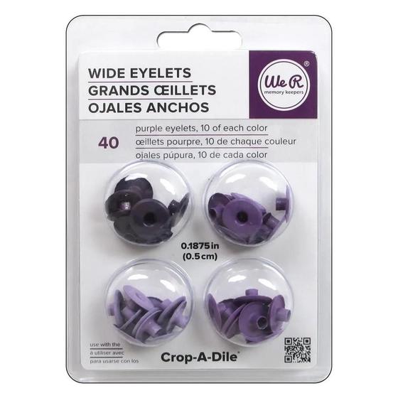 Imagem de Eyelets Standard Wer Memory Keepers-40 Unidades - Purple