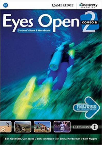 Imagem de Eyes open 2b combo - student's book with online workbook and online practice