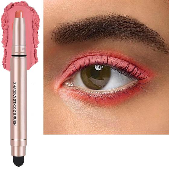 Imagem de Eyeshadow Stick Metfdlaig Red Matte Cream à prova d'água 40