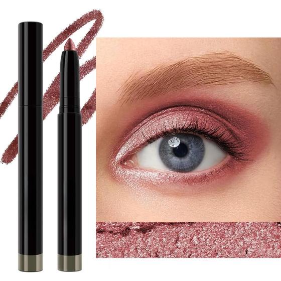 Imagem de Eyeshadow Stick Wavuketu à prova d'água vermelho de longa duração 04  Rose