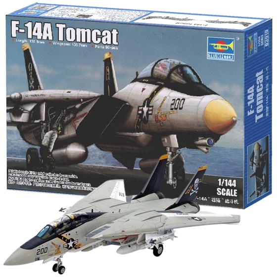 Imagem de F-14a Tomcat 1/144 Trumpeter 3910 F14 F14a - Kit para montar e pintar