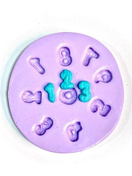 Imagem de F1084 molde de silicone números confeitaria biscuit