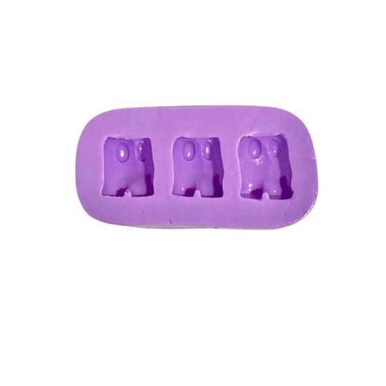 Imagem de F1286 molde de silicone calça ratinho confeitaria biscuit