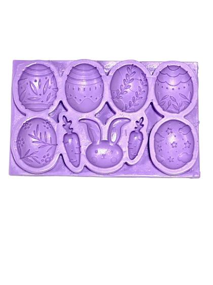 Imagem de F1609 molde de silicone ovo, páscoa, cenoura, coelho confeitaria biscuit
