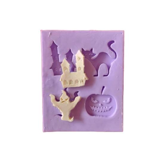 Imagem de F841 molde de silicone halloween confeitaria artesanato
