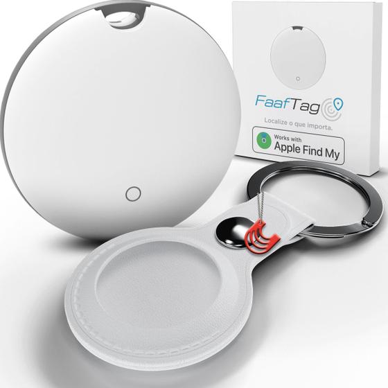 Imagem de Faaftag Faaftech com Chaveiro - Mini Tag Rastreador Gps pelo App Buscar - Com Modo Perdido e Som