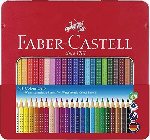 Imagem de Faber-Castell Estanho de 24 Cores GRIP 2001 lápis