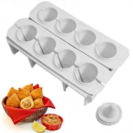 Fabrica de Coxinhas Forma Modeladora para 8 Coxinhas Pequenas Ligbrin Menor preço em Fabrica de Coxinhas Forma Modeladora para 8 Coxinhas Pequenas Ligbrin