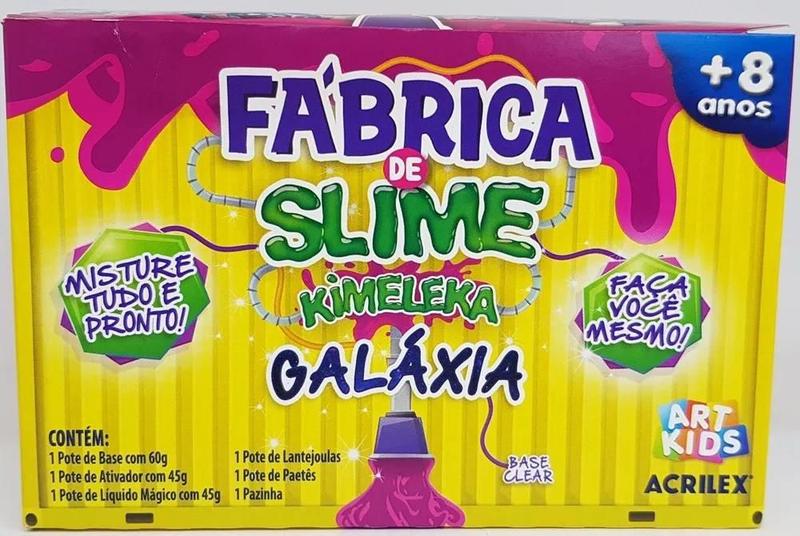 Imagem de Fabrica De Slime Kimeleka Galaxia Acrilex - Artkids