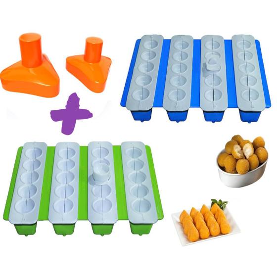 Fábrica Forma Faz 40 Salgados Bolinha Queijo Esfihas Coxinha Menor preço em Fábrica Forma Faz 40 Salgados Bolinha Queijo Esfihas Coxinha