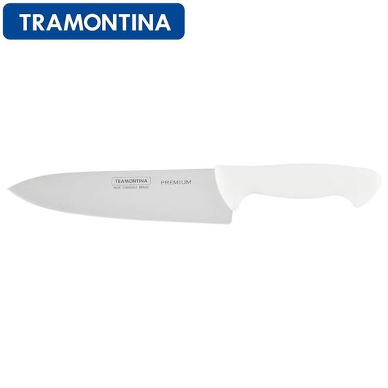 Imagem de Faca Carne Premium Inox Branca '10' - Tramontina