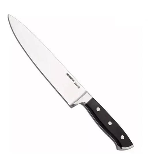 Faca Chef 8" Infinity Brinox Aço Inox Menor preço em Faca Chef 8" Infinity Brinox Aço Inox