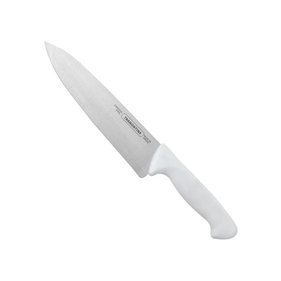 Imagem de Faca Chef 8” Inox Cabo Branco Polipropileno