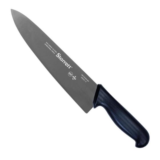 Imagem de Faca de Carne Para Refile de Mesa Lâmina Triangular Larga 10'' Com Cabo Preto (BKB301-10) - Starrett