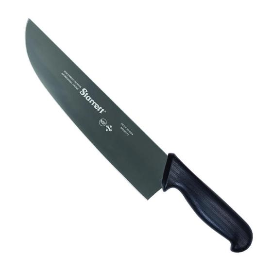 Imagem de Faca De Carne Reta Larga 12'' Preta (Bkb303-12) - Starrett