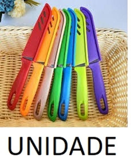 Imagem de FACA DE COZINHA UNIDADE COM CAPA DE PROTEÇÃO CORES unidade