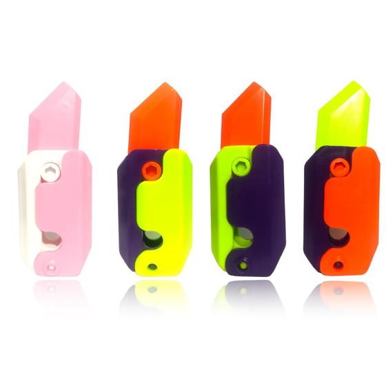 Imagem de Faca de Gravidade Fidget Toy EOMKO - Impressa em 3D - Pacote com 4