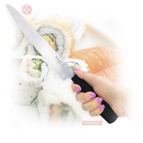 Imagem de Faca Japonesa 10 Pol Inox Sushi Sashimi Yo Yanagiba Mundial