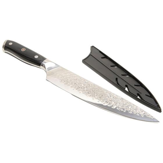Faca Japonesa do Chef 8 Polegadas com Bainha Lâmina de 20,5 cm Comprimento total 33 cm Menor preço em Faca Japonesa do Chef 8 Polegadas com Bainha Lâmina de 20,5 cm Comprimento total 33 cm