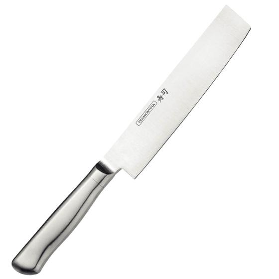 Imagem de Faca Nakiri Tramontina Sushi Diamond 7' Comida Japonesa Sashimi Lâmina e Cabo em Aço Inox