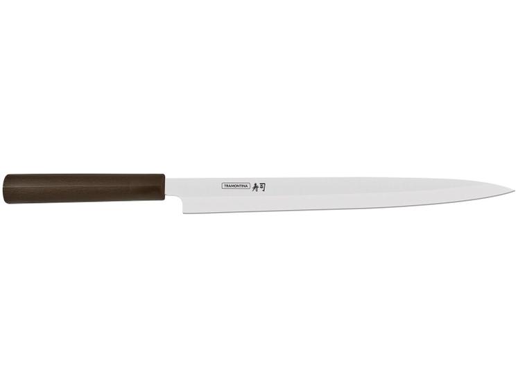 Imagem de Faca para Sushi Tramontina Inox 13” Yanagiba