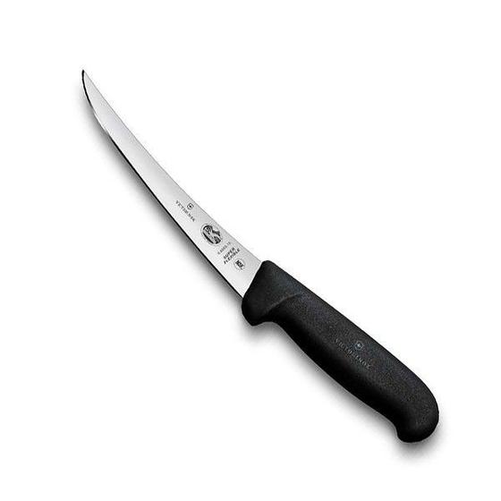 Imagem de Faca profissional 28cm desossar lâmina curva 15cm Super flex Victorinox 5.6663.15