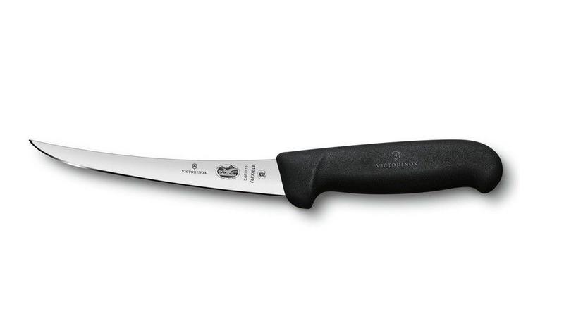 Imagem de Faca profissional 28cm desossar lâmina curva 15cm Victorinox 5.6613.15