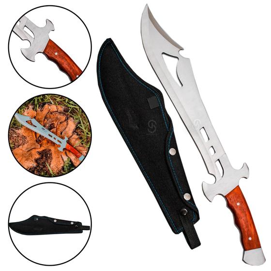 Faca Profissional Full Tang Medieval Colecionador Slk-a64 Rambo Alladin