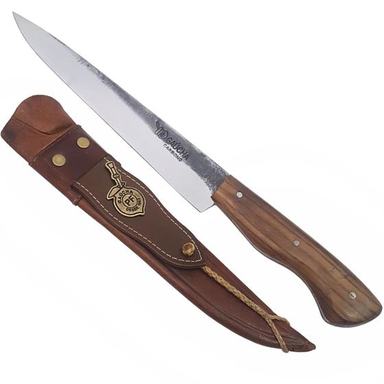 Faca Rustica Para Churrasco Aço Carbono 8” Cabo Guajuvira é boa?