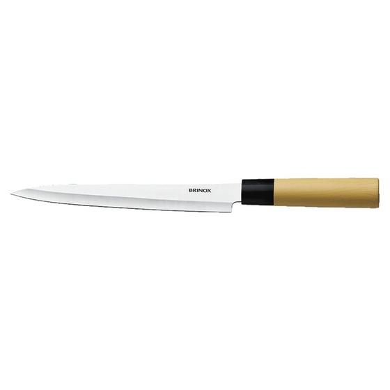 Imagem de Faca Samurai para Sushi e Sashimi 8,4" em Brinox Aço Inox